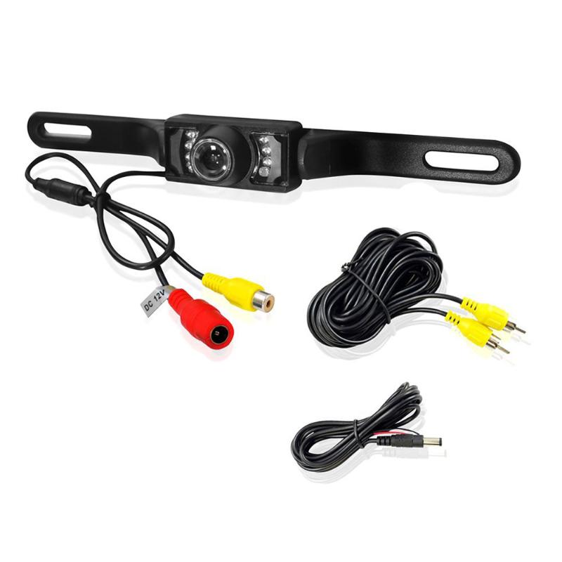 

DC12V 2414MHz 7 LED IR Night Vision 120 Degrees 1/3 Inch Color CMOS LED Car Rear View Camera Waterproof Fit for Cars