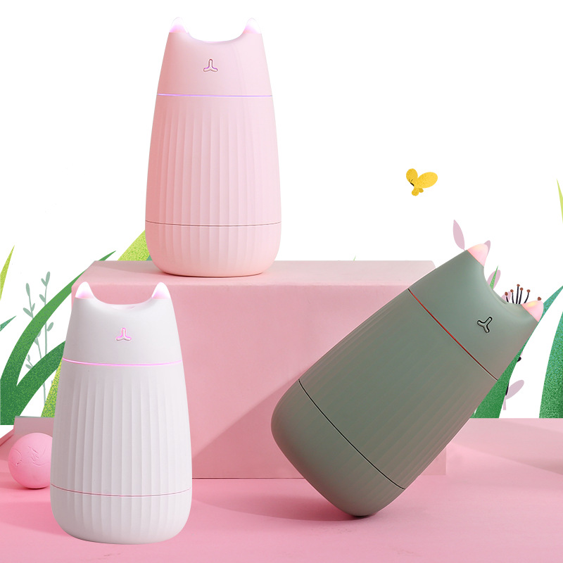 

2020 New Style Cat U18 Humidification the Mini Colorful Light Car Mounted Indoor Air Purification Water Mute Humidification
