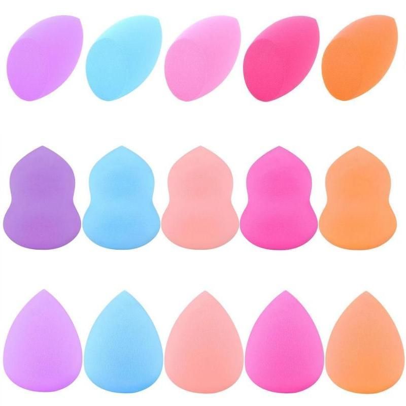 

5Pcs New Soft 3 Styles Shape Makeup Cosmetic Puff Foundation Sponge Powder Smooth Beauty Face Clean Makeup Tool Accessory 2020