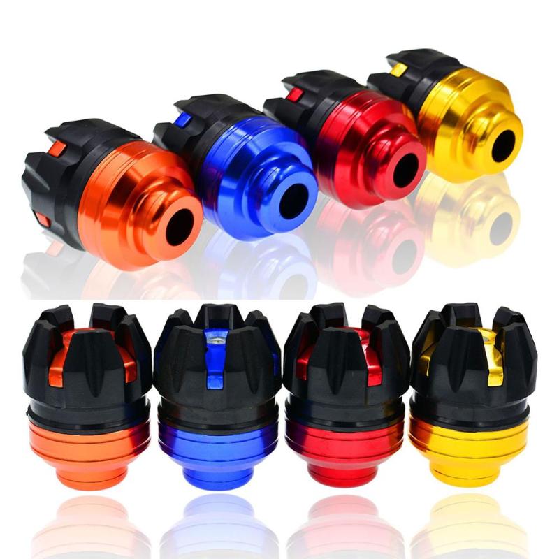 

1 pair Colorful Scooter Parts Dirt Pit Bike Accessories Motocross Wheel Anticaida Motorbike Crash Pad Motorcycle Frame Sliders