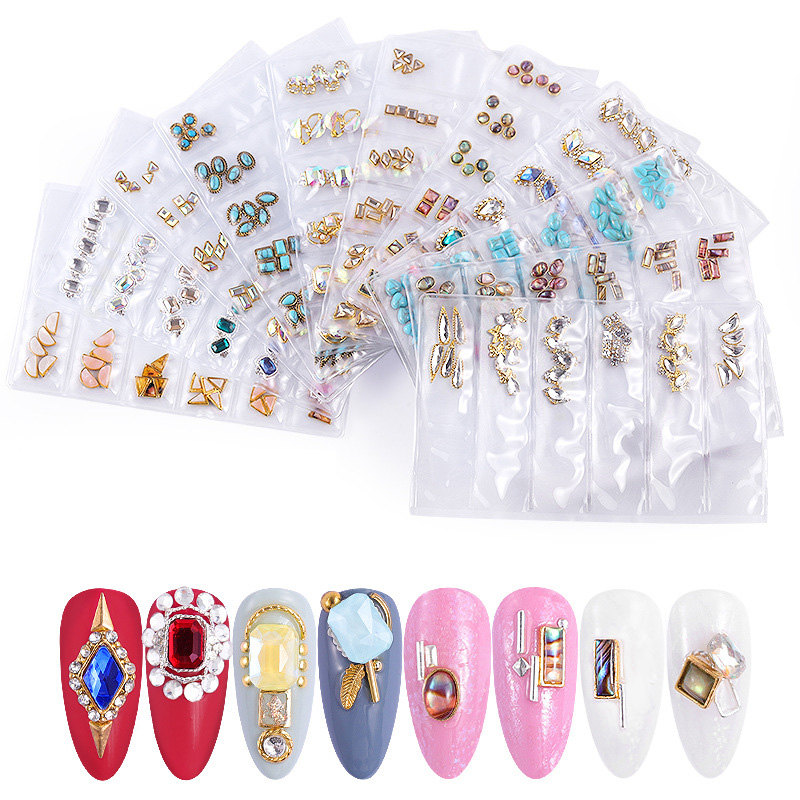 

China factory wholesale 3D Nail Sequins Flakes Mermaid Nail Art Glitter Powder Sparkly Pigment Polish Manicure Decorations