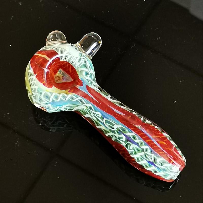 

Spoon pipe glass smoking pipe Manufacture hand-blown and beautiful handcrafted,spoon pipe 4" 80g Made of high quality value pack