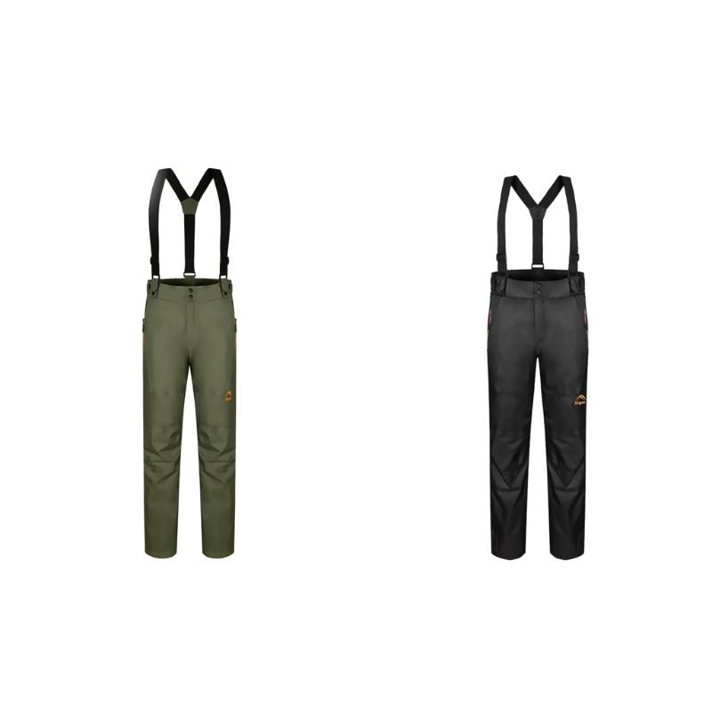 

Men's Snow Ski Pants Skiing Warm Trousers Waterproof Hiking Climbing Trousers Outdoor Ski Snowboard Skate Bibs Pants, Army green l