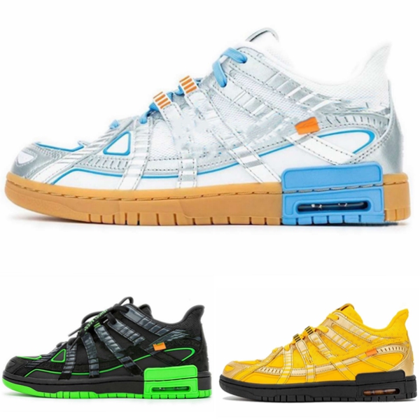 

Best Quality 2020 New x Rubber Dunk running shoes University Gold Blue green-black UNC Basketball sneaker sport CU6015-001