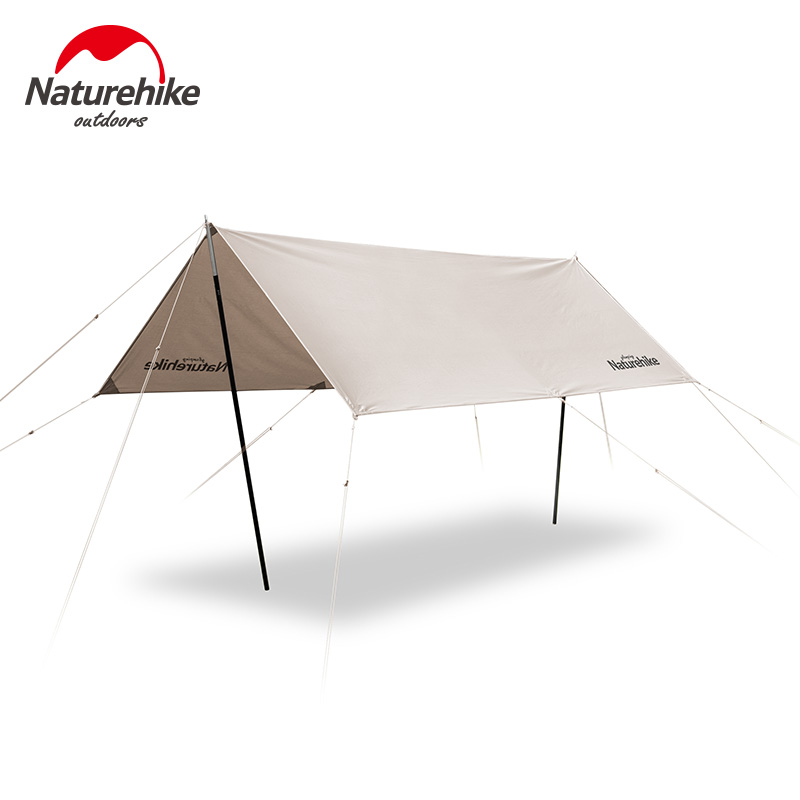 

Naturehike Outdoor Ultra Light Camping Cotton Cloth Canopy 5-8 Person Square Sunshade Family Waterproof Tarp Tent Portable
