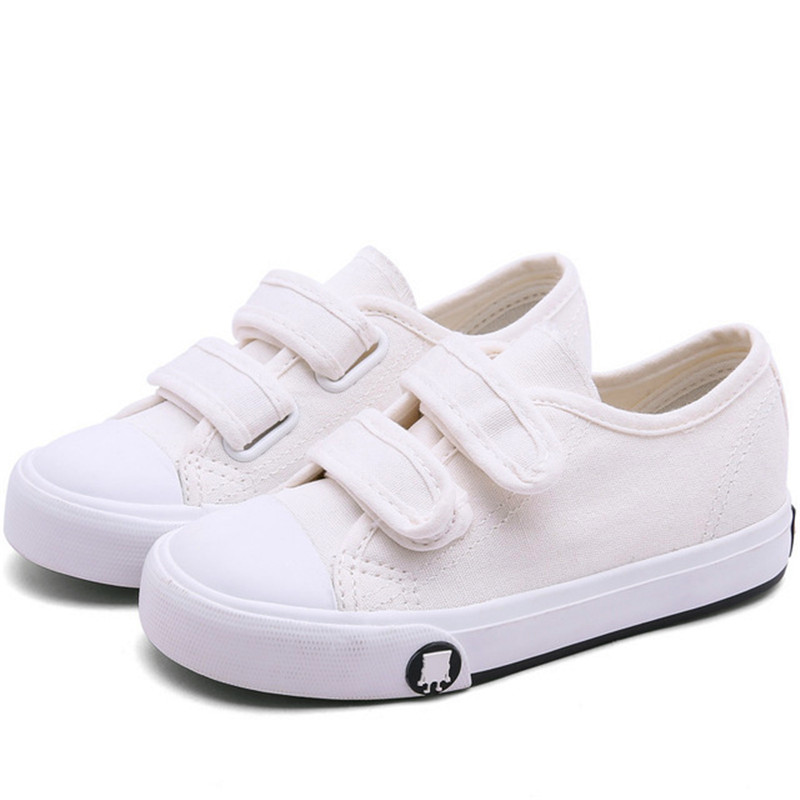 

Children Canvas Shoes for Girls White Sneakers Baby Boys Flat Sport Shoes Breathable Fashion Kids Casual Student Running, Pink