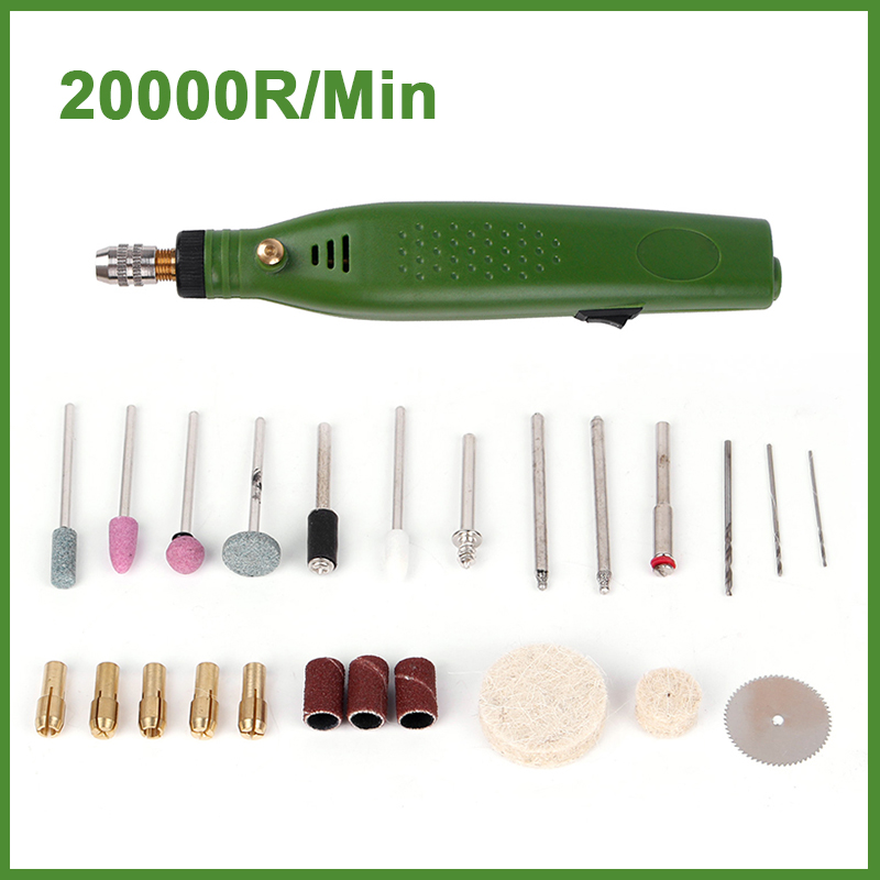 

20000R/Min Mini Electric drill accessories Electric Grinding Set 12V DC Grinder Tool for Milling Polishing Drilling Engraving