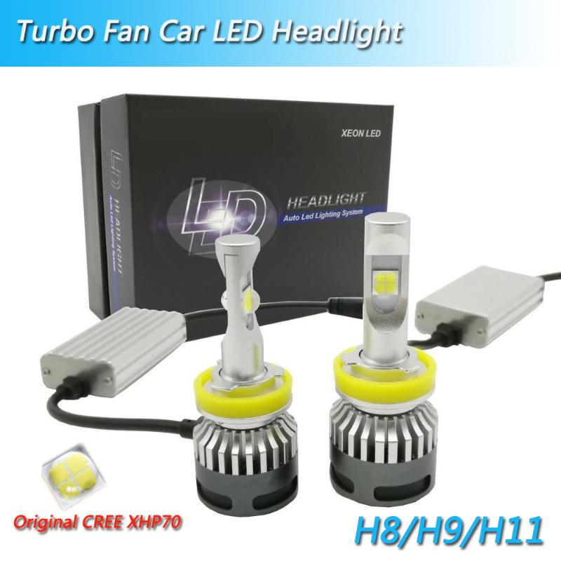 

100% ORIGINAL CR-EE XHP70 h4 hi-lo led light for car 12v headlight led H7 H8 H9 H11 9005 3 9006 4 9012 HIR2 H4 car headlight