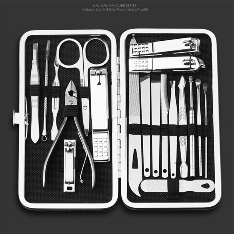

New Nail Tool 16Pcs/19Pcs Professional Nail Clippers Nails Clipper Scissors Set Nails Art Set 0327#30