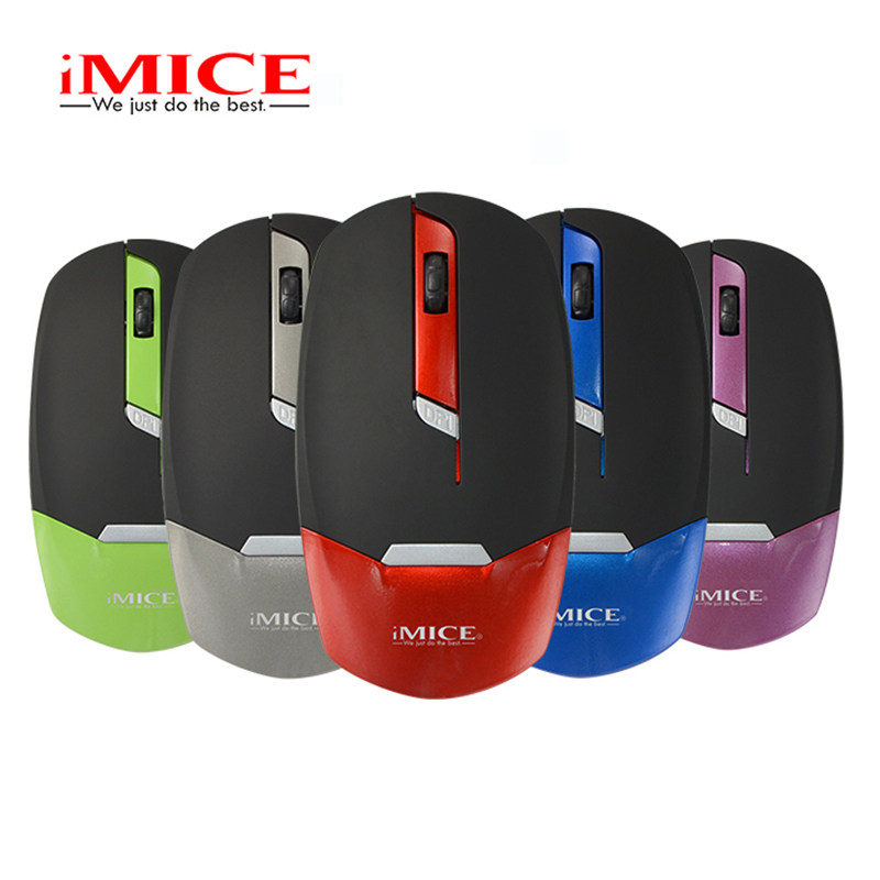 

iMice Ultra-thin Wireless Mouse Computer Mini Mouse 2.4G Receiver Ergonomic Design Laptop Desktop Power Saving