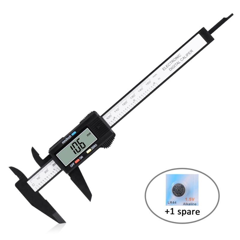

Meijiabuy Hot 6inch /150mm LCD Digital Electronic Carbon Fiber Vernier Caliper Micrometer Measurement Tool Free Shipping