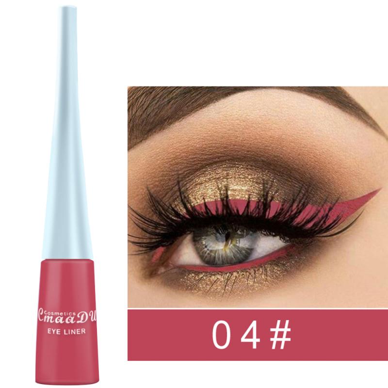 

Nutrition Liquid Eyeliner Quick Dry Waterproof Eyes Makeup Eyeliner Cosmetic Makeup Tool Hot Color Charming Eye Liner TSLM2, 03