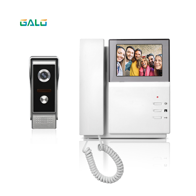

4.3'' TFT LCD Wired Door Home Intercom Video Doorbell System Doorphone IR COMS Night Vision Outdoor Camera 700TVL Color Monitor