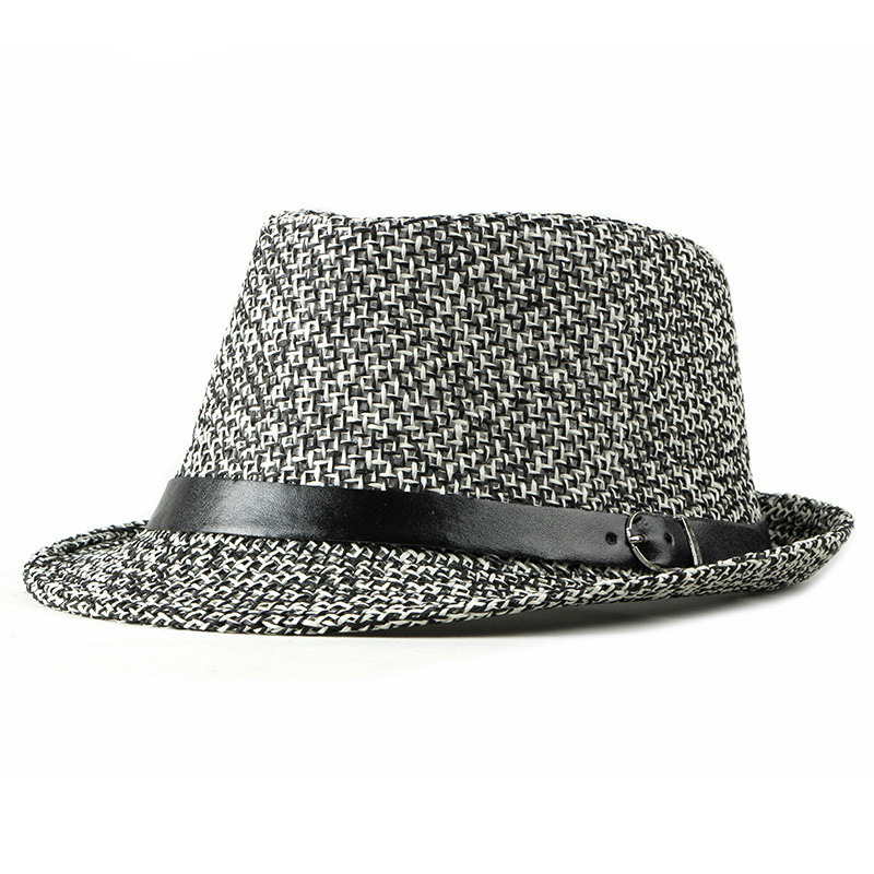 

Hat British breathable Jazz hat men's net travel beach sunscreen female