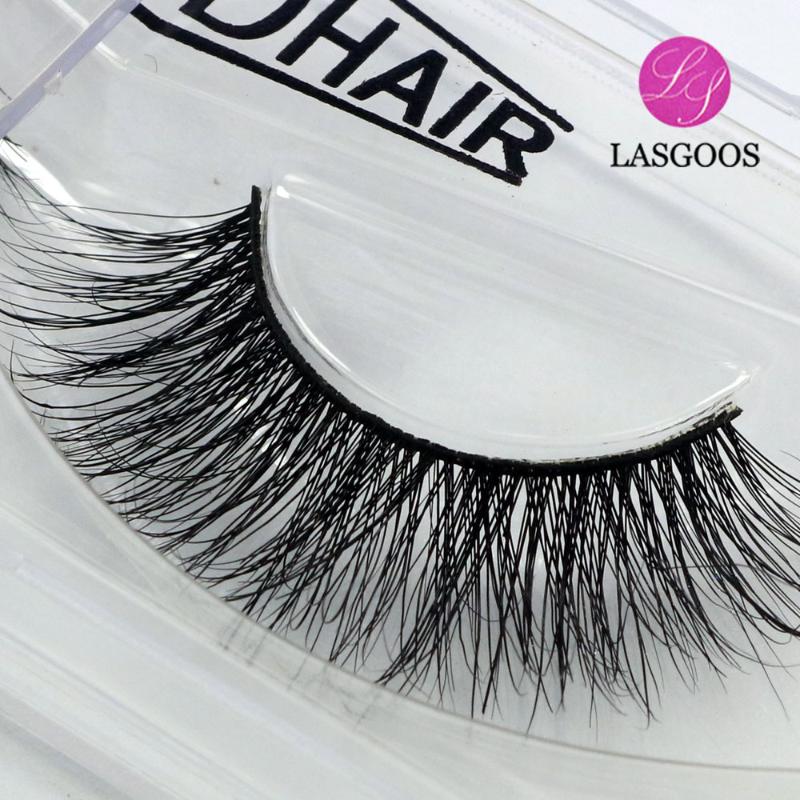 

2Pairs Faux Mink Lashes 3D Mink Messy 14mm Natural Looking False Eyelashes Crisscross C Curved Fake Eye Makeup Extension Box A05