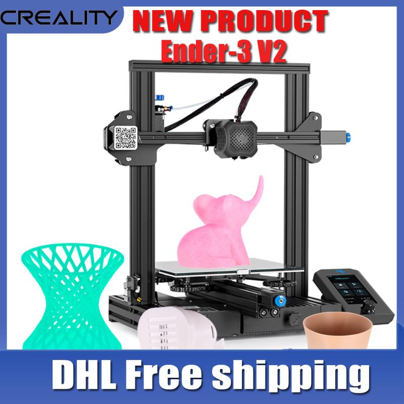 

New Creality 3D Ender 3 V2 3D Printer DIY Kit printer Silent Mainboard New UI Display Screen upgrade Ender 3 pro impresora