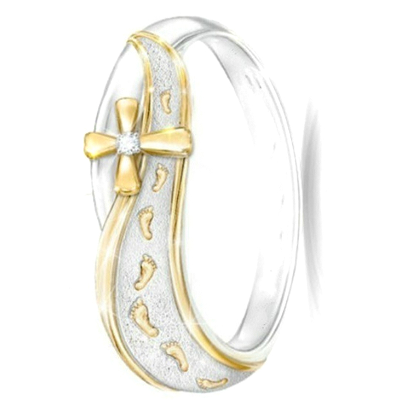 

New Design Copper Crystal Rings Gold Color Infinity Ring Statement jewelry Wholesale for women Jewelry