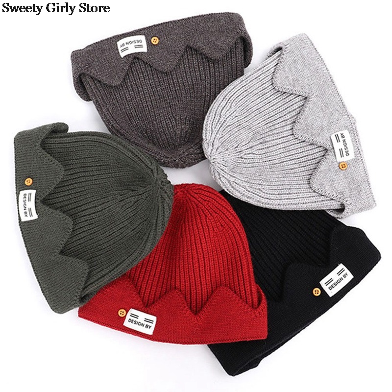 

Child Knitted Hat Soft Comfortable Winter Autumn Hats Girls Boys Fashion Skullies Caps Elastic Beanies Keep Warm Ski Hats Sweet