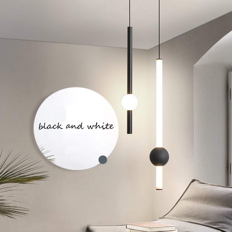 Nordic LED Pendant Lamps bar Restaurant Kitchen Hanging lamp Modern Simple Iron Glass Indoor Home Decor Lights Fixtures-image-586249105