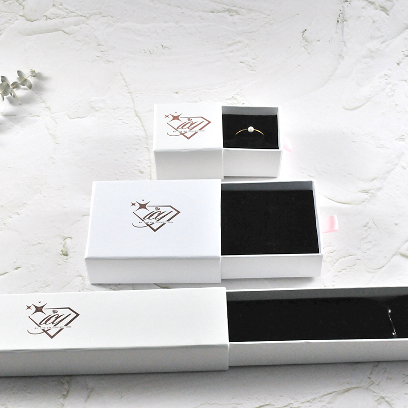 

personalized jewelry packaging Custom Rose Gold Logo Luxury Envelope Flap MicroFiber Suede pink Jewelry Pouch with box set