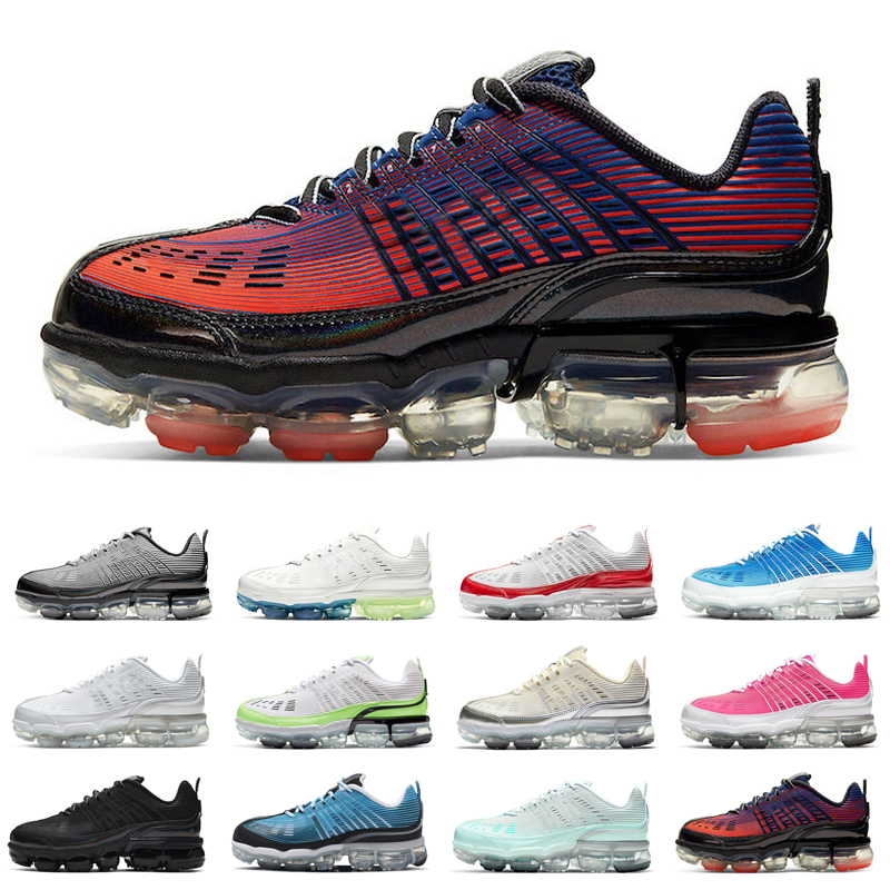 

360 running shoes for Men Women Triple White Black Metallic Silver Iridescent Magic Ember Cream mens new sports outdoor trainers Sneakers, 3 laser blue 40-45