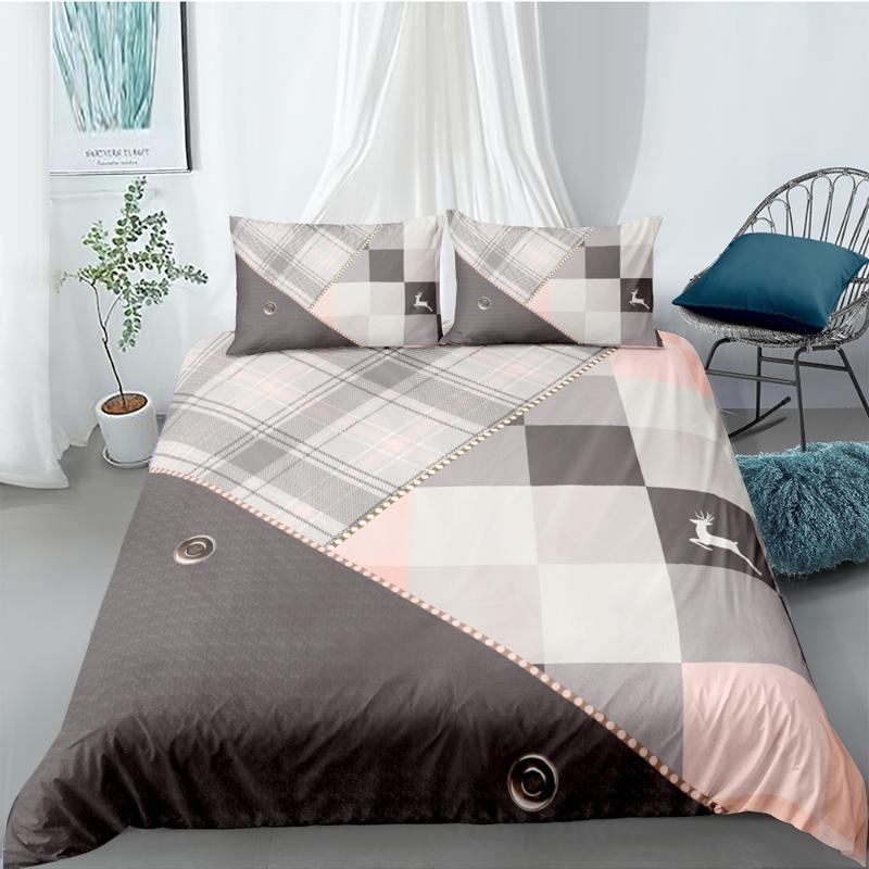 

Lattice Bedding Set King Creative High End Beautiful Duvet Cover For Girls Queen  Full Single Double Unique Design Bed Set, Style 2