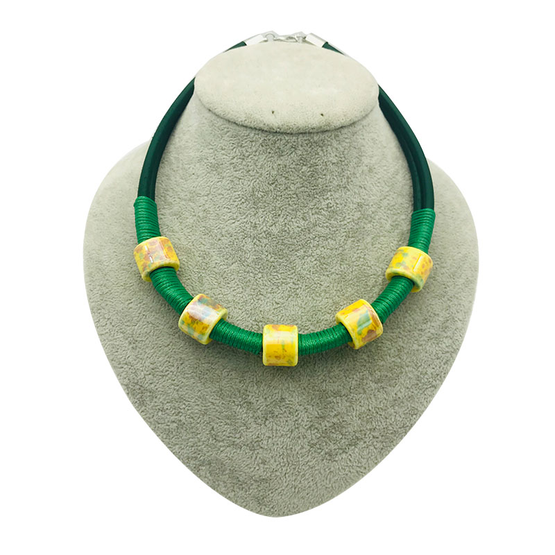 

2020 Bohemian Necklaces Fashion For Women Jewelry Mujer Handwoven Collier Long Tassel Beads Choker Statement Necklaces