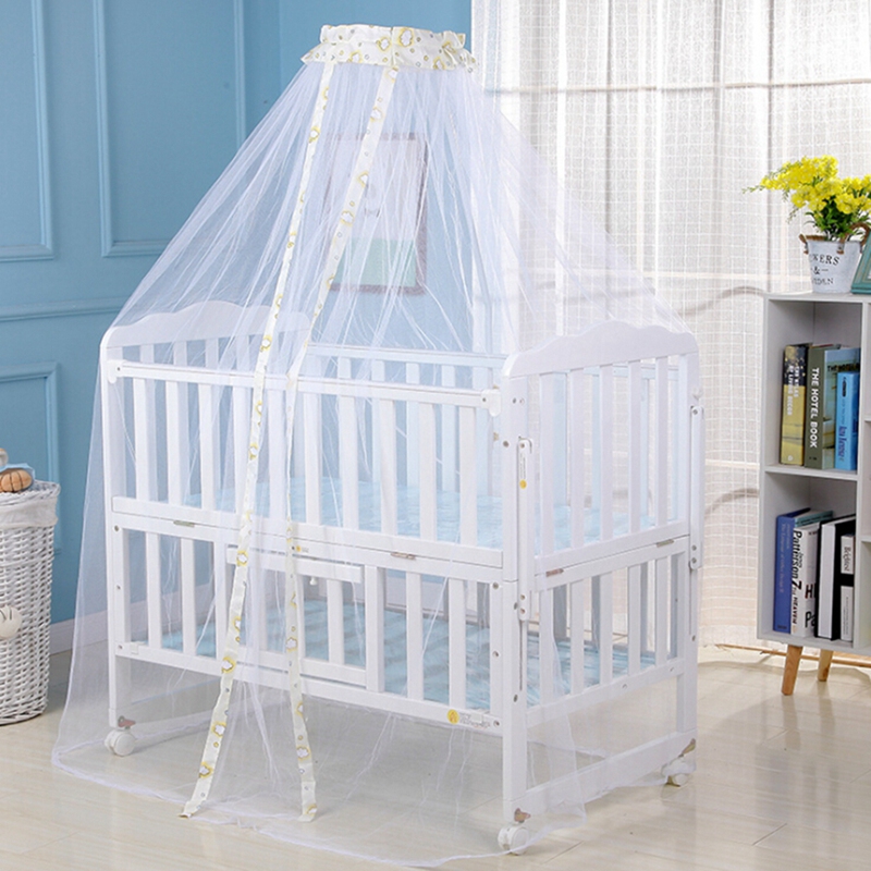 

Mosquito Net Baby Bed Mesh Dome Curtain For Toddler Crib Cot Canopy.