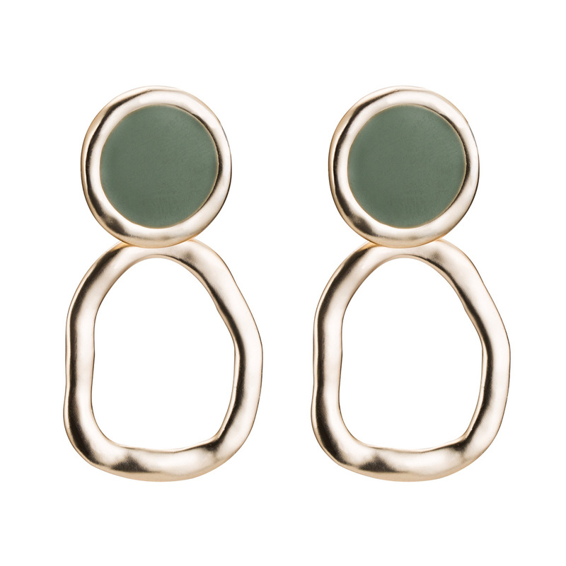 

2020 New Autumn Winter Exaggeration Alloy Geometric Earrings Europe Fashion Big Drop Earrings for Women Girl Jewelry Accessories