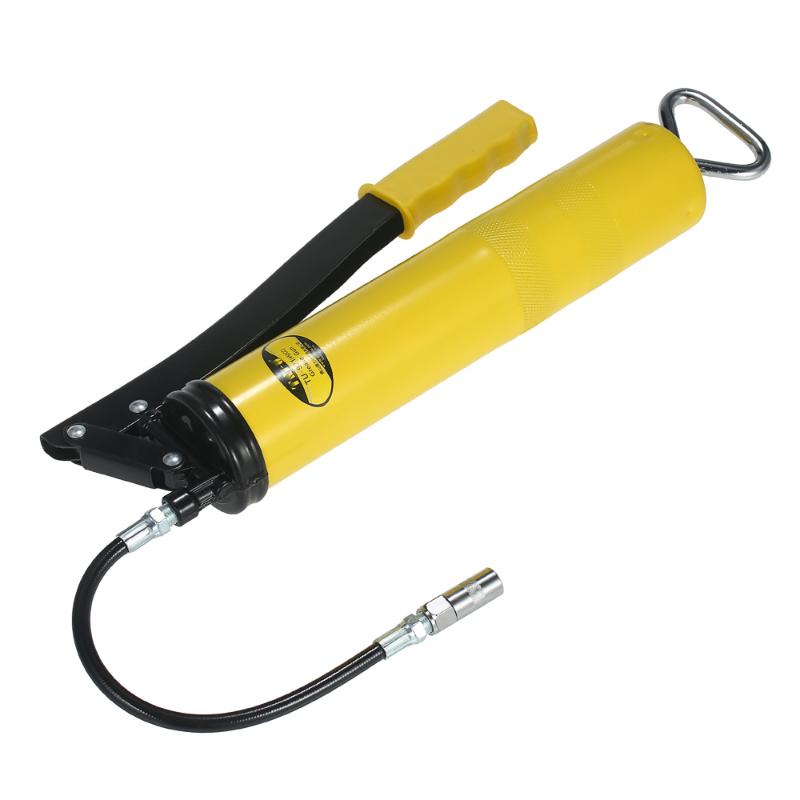 

TNI-U TU-921 Professional Lever Handle 450cc Grease Gun Includes 10.5" Flex Hose & 5" Rigid Extension with Coupler