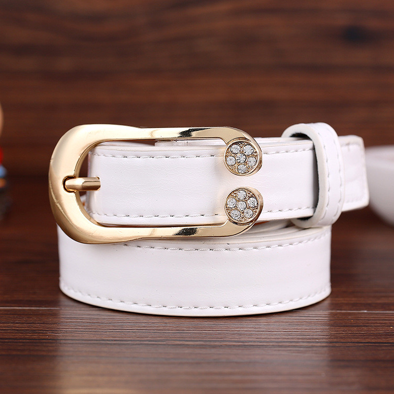 

top Belts Genuine Leather Alloy Buckle Drilling Women's Top Quality Clothing Dress Female Wide Belts for Ladies, White