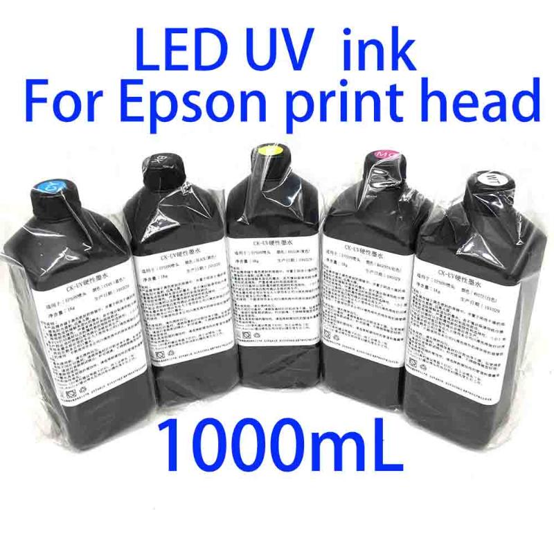 

1000ML LED UV Ink for DX4 DX5 DX6 DX7 Printhead for Roland Mimaki Mutoh A2 A3 A4 & Large Flatbed Inkjet Printer Rigid ink
