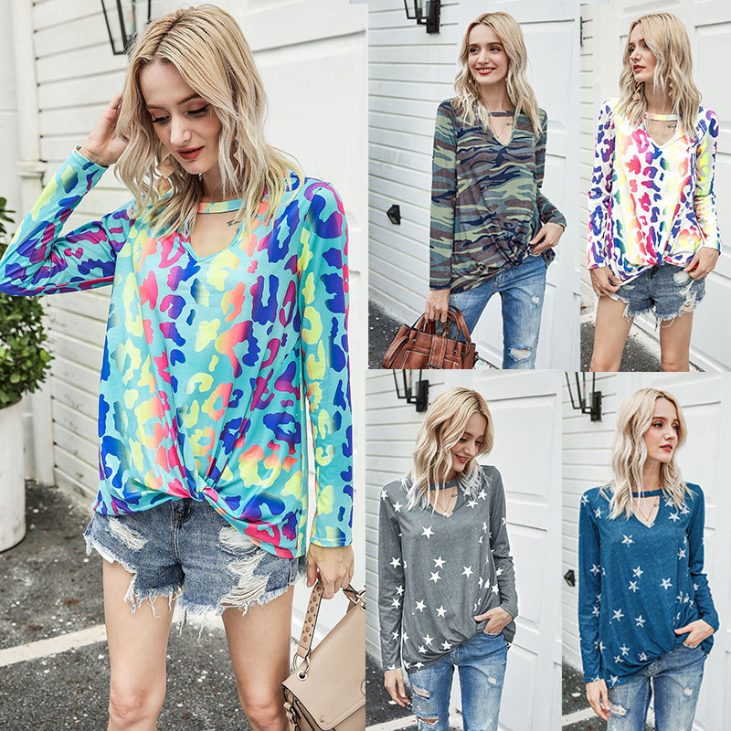 

Women Yoga Shirts Printed Sports Sweater For Fitness Workout Running Sportswear Full Sleeve Jogging Shirts Female Large Size