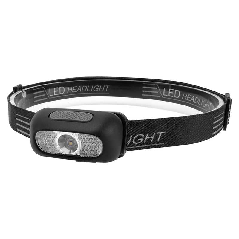 

Boruit LED Headlamp USB Rechargeable Night Running Headlight B7 SOS Light Mini Head Lamp Red Strobe Light Work Lamp
