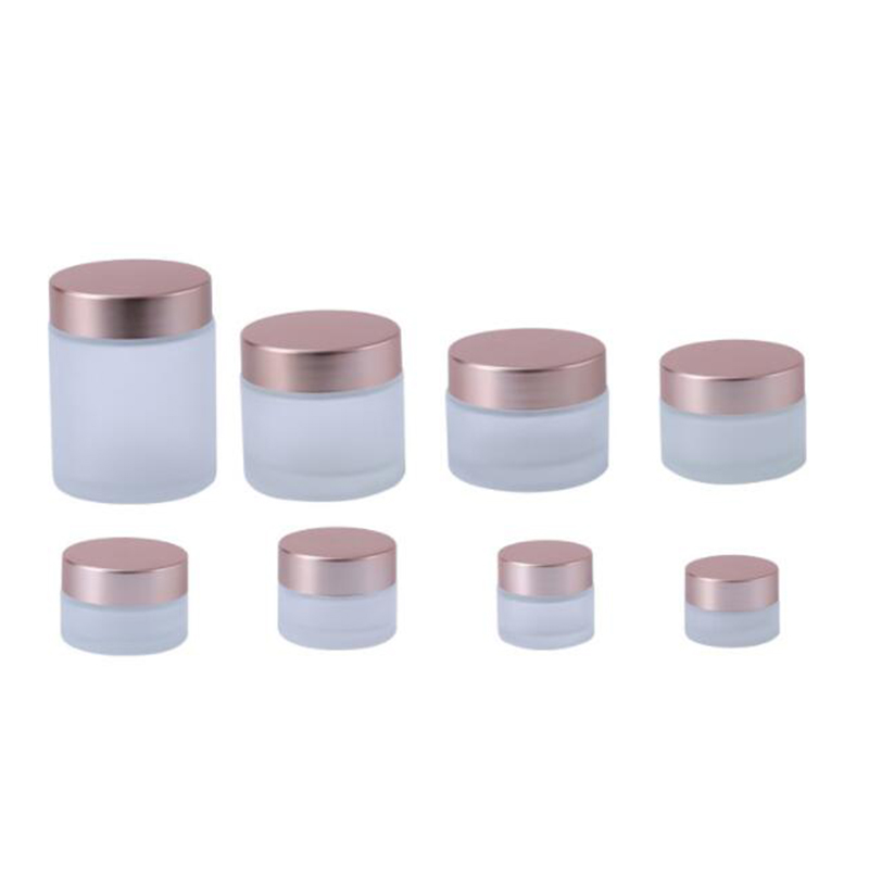 

Wholesale 5g 10g 15g 20g 30g 50g 60g 100g Empty Glass Jars Cosmetic Glass Bottles Skin Care Cream Containers With Plastic Cap