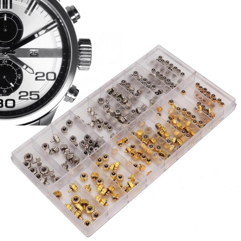 

Repair Tools & Kits Water-proof Assorted Watch Crown Part Replacement Accessories Repairing Tool Kit High Quality For Watchmaker D