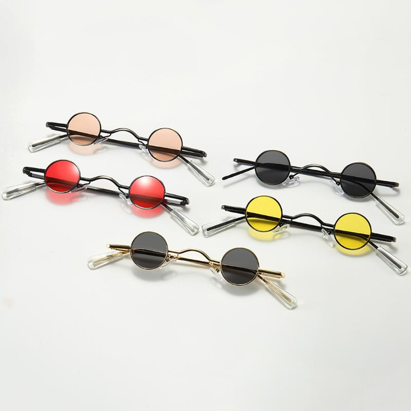 

Sunglasses Vintage Women's Glasses Men Metal Frame Round Fashion Sun Glasses 2020 Gold Black Red UV400 Protection Eyewear