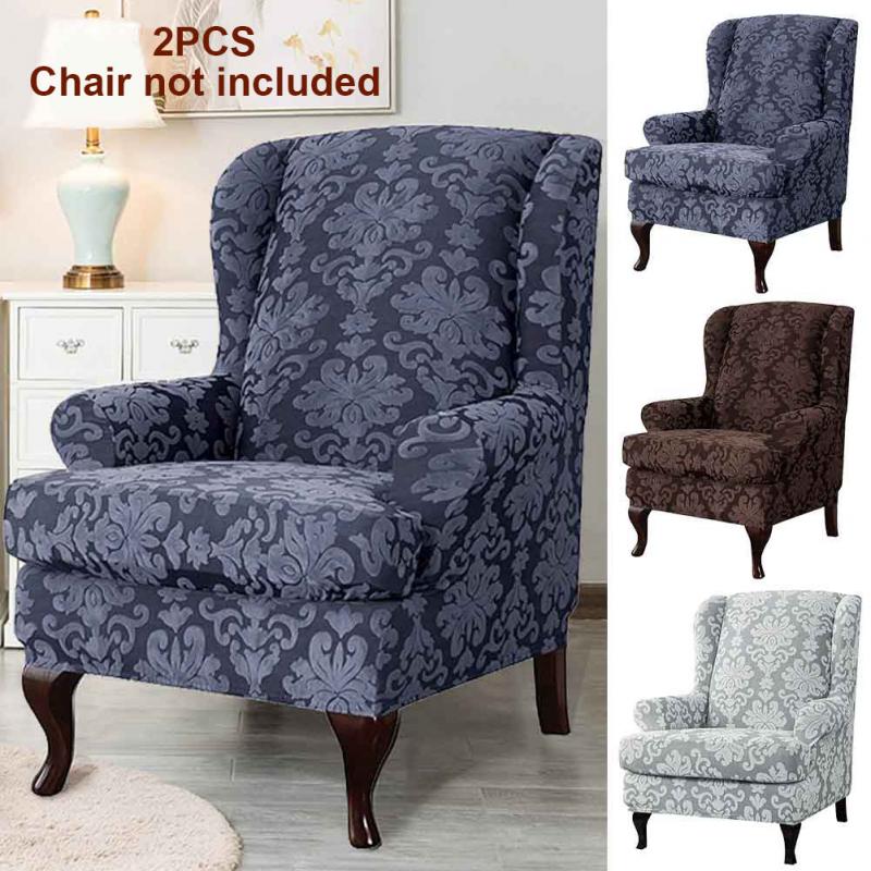 

Chair Covers 2pcs/set Solid El Cover Restaurant Home Full Protection Living Room Easy Install Arm Rest Modern Simple Dustproof