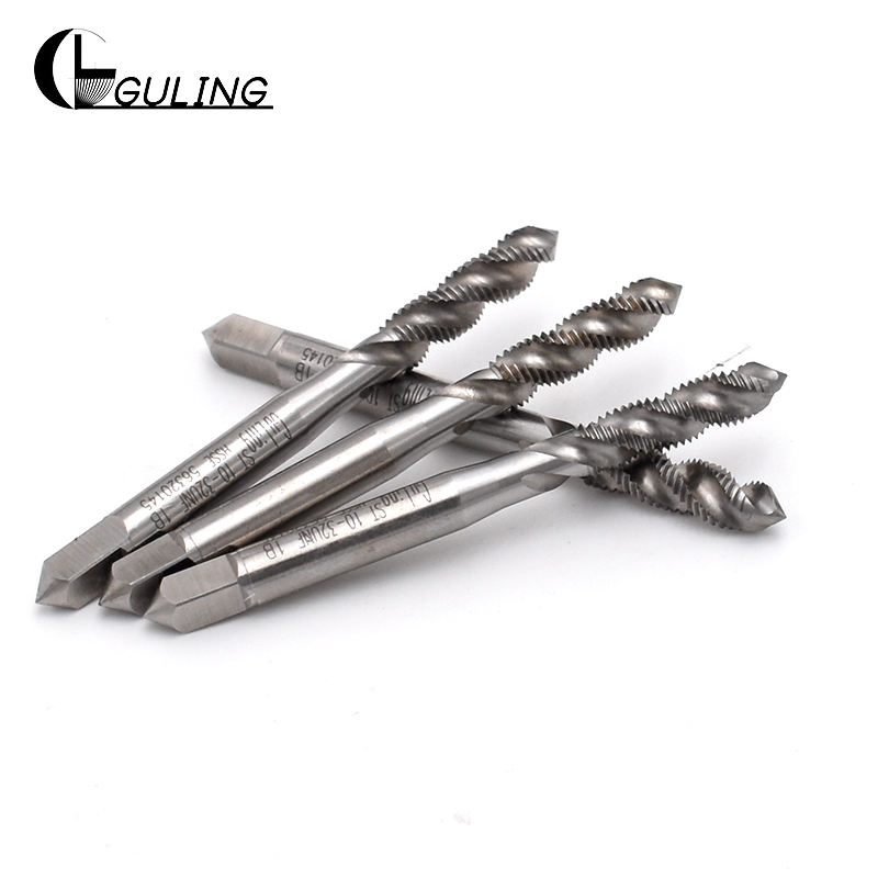 

GULING HSSE STI Tap UNC UNF Spiral Flute Taps UNC2-56 4-40 6-32 8-32 10-24 10-32 1/4-20 1/4-28