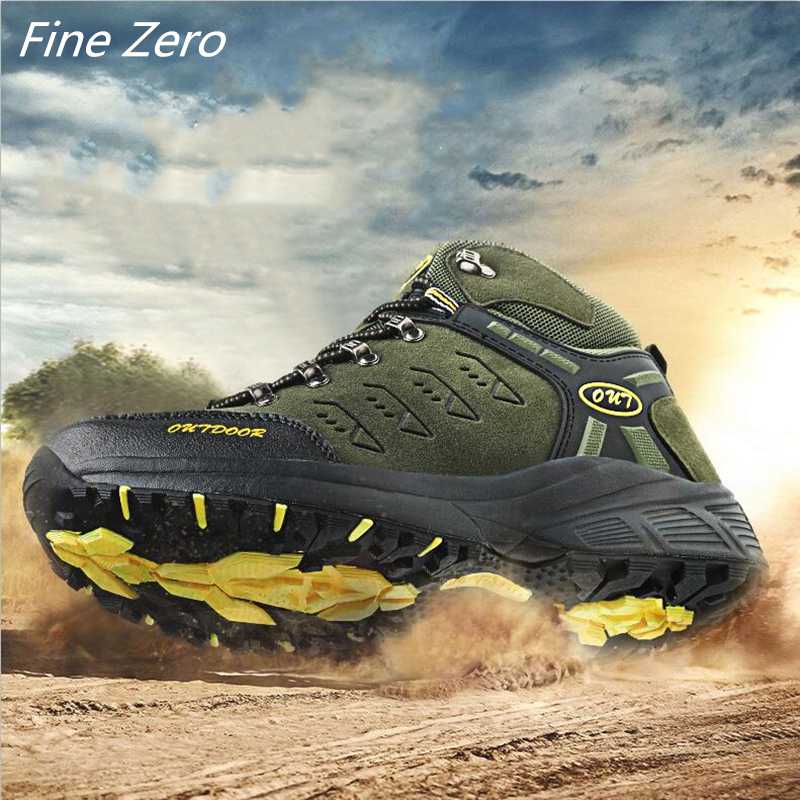 

New Tooling Ankle Boots Men Leather Casual Shoes Outdoor Camping Waterproof Work Tooling Mens Boots Sneakers Army Botas, Black