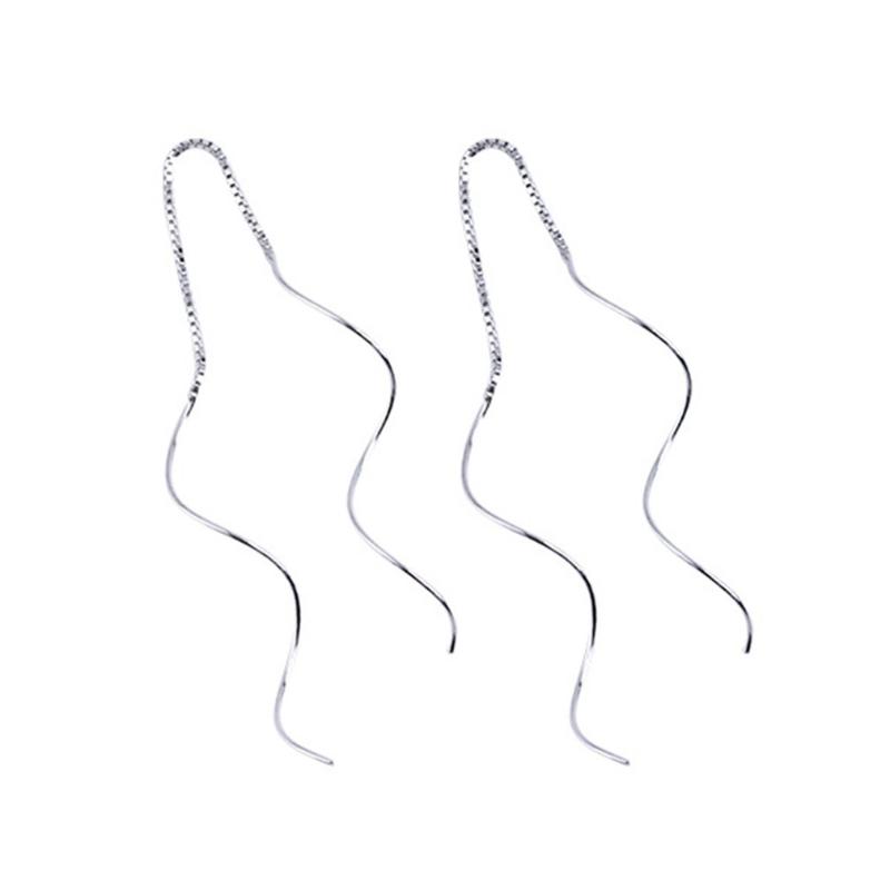 

Ear Line Studs Earrings Ladies Earrings Female Jewelry Gift Portable Girls Ear Pendants