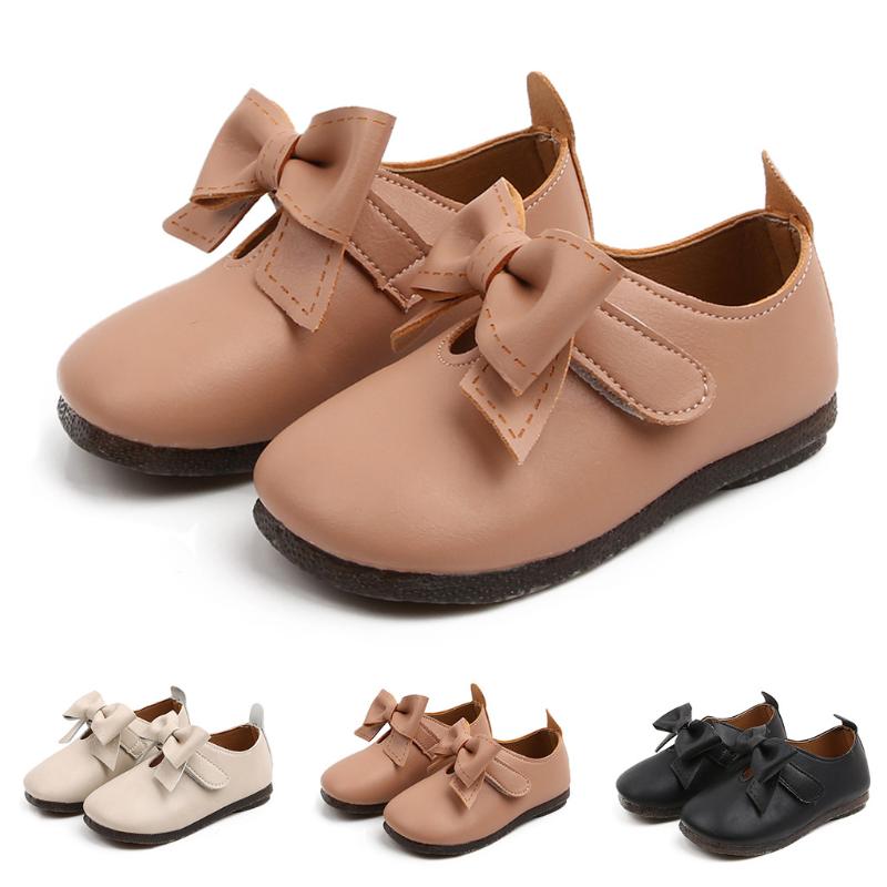 

Toddler Infant Kids Baby Girls Casual Winter Bowknot Princess Party Shoes Solid Lace-Up Bow Kids Girls Shoes Winter 2020, Black