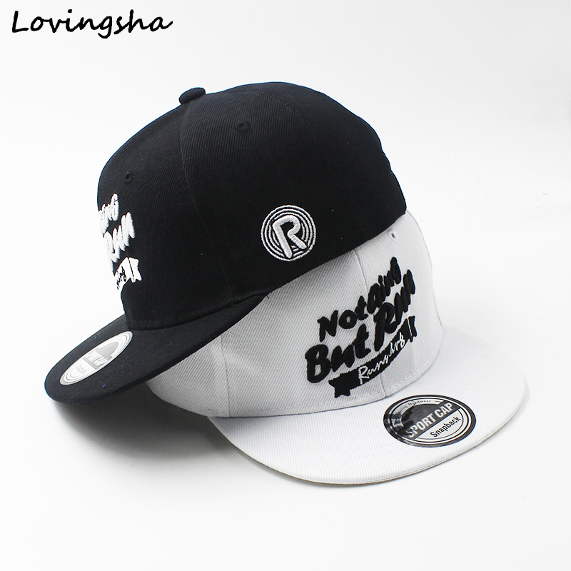 

LOVINGSHA Boy Baseball Caps Letter Design 3-8 Years Old Kid Snapback Caps High Qaulity Adjustable Cap For Girl 085, White