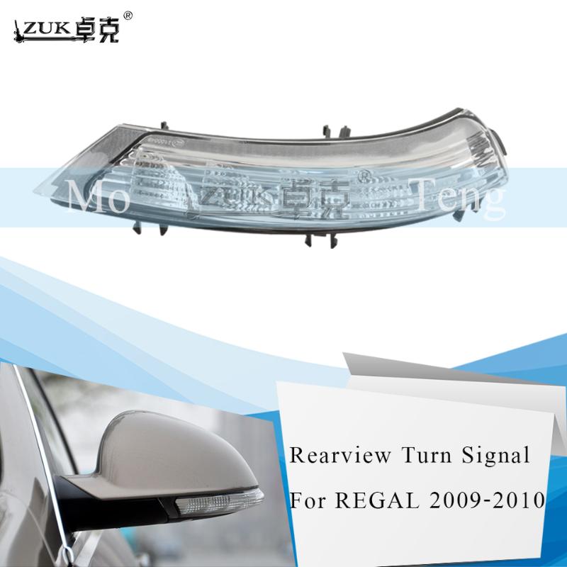 

ZUK Exterior Mirror Marker Light Rearview LED Turn Signal Lamp For Regal 2009 2010 3-PINS Indicator Blinker Lamp, As pic