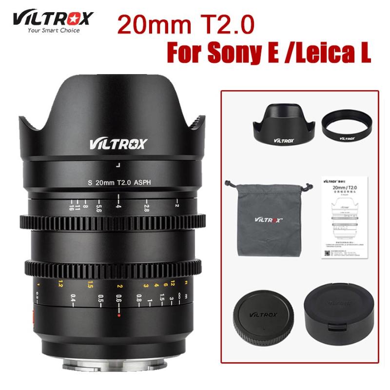 

Viltrox S 20mm T2.0 ASPH Movie Lens Full Frame MF Cinematic Lens for Leica L For Sony E mount Camera A9ii A7RIV A7III A7SII