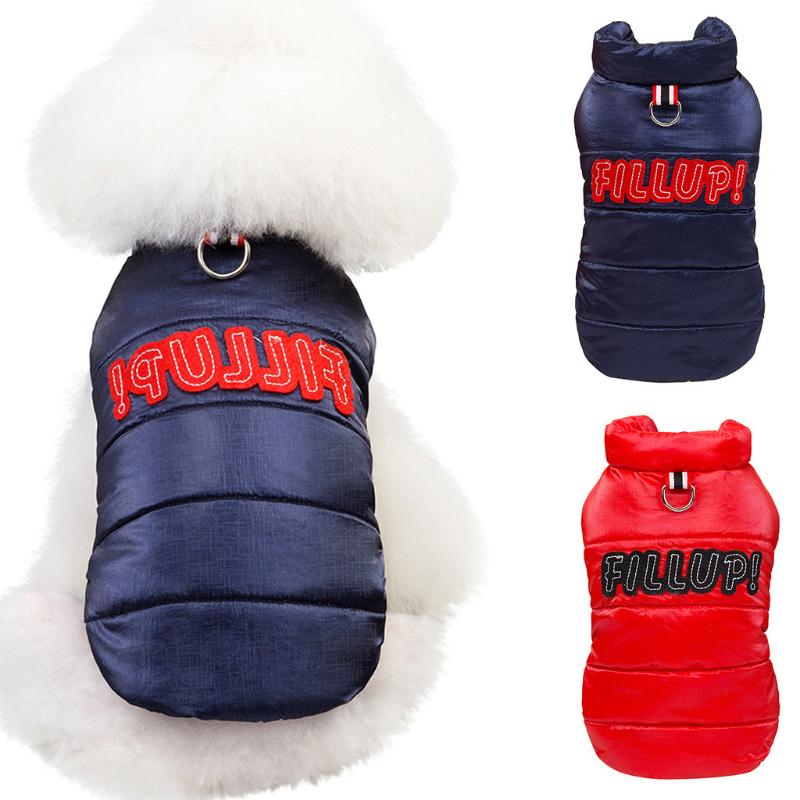 

Fashion Letter pet Jacket for dogs chihuahua winter pet dog coat New arrival Winter warm puppy chihuahua clothes for small dog, Red