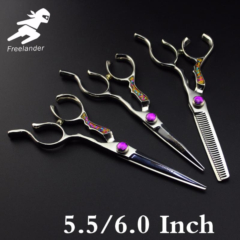 

6.0in. Freelander Profissional Hairdressing Scissors Hair Cutting Scissors Set Barber Shears High Quality Salon