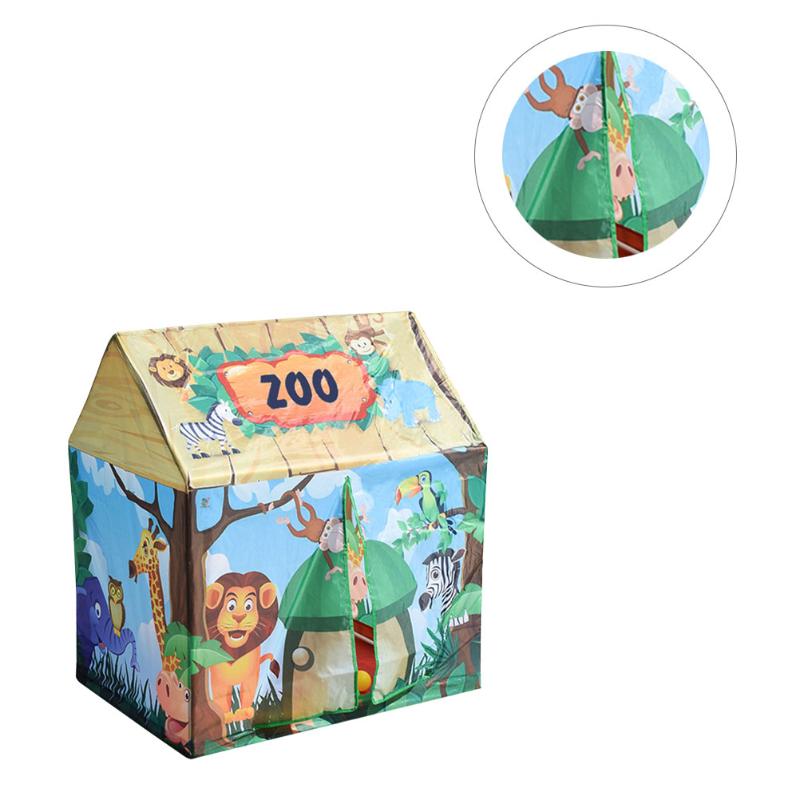 

Children Tent Outdoor Foldable Play Tent Zoo Game House Indoor Outdoor