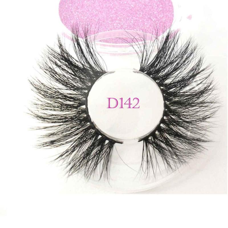 

Baiside Mink Lashes 25mm 3D Mink Eyelashes Extension Makeup False Eyelashes Silk