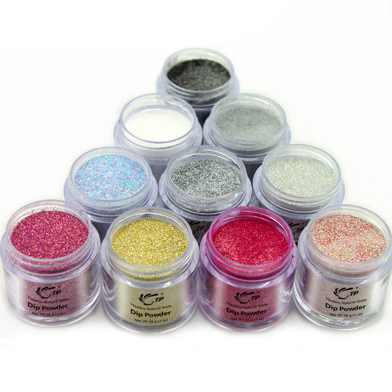 

Dipping Powder Nail Blink Glitter Start kit System Gradient French Without Lamp Cure Base Top Summer Gel Manicure Pigment drops